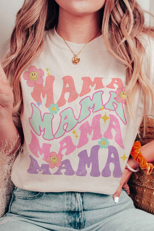 
                      
                        DAISY MAMA REPEAT GRAPHIC TEE
                      
                    