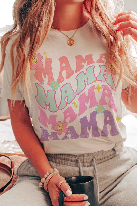 DAISY MAMA REPEAT GRAPHIC TEE