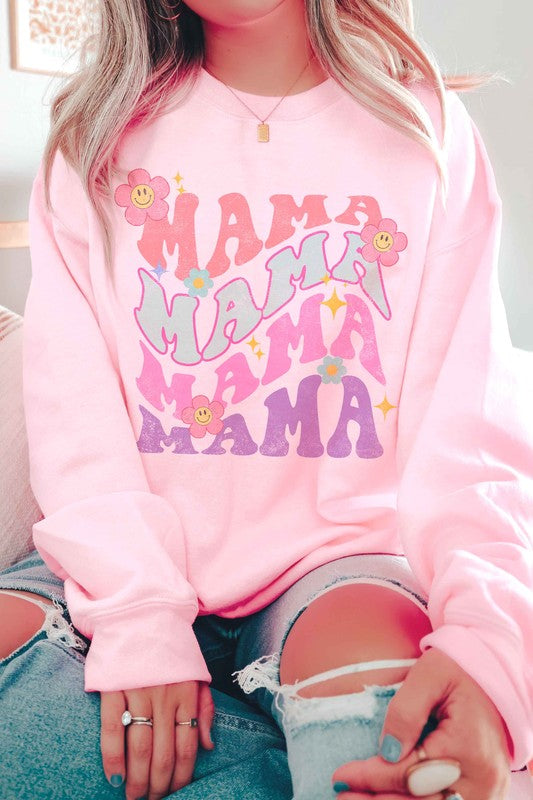 
                      
                        DAISY MAMA REPEAT GRAPHIC SWEATSHIRT
                      
                    