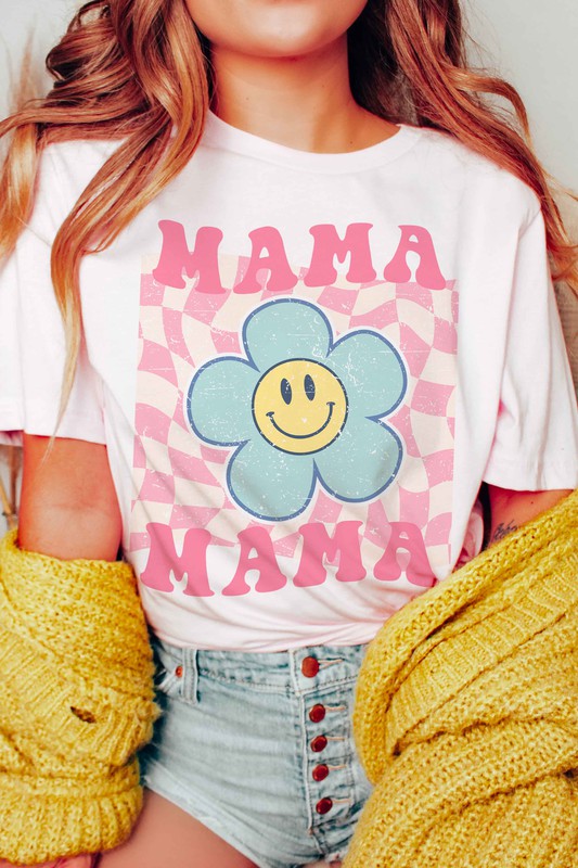 RETRO DAISY MAMA GRAPHIC TEE