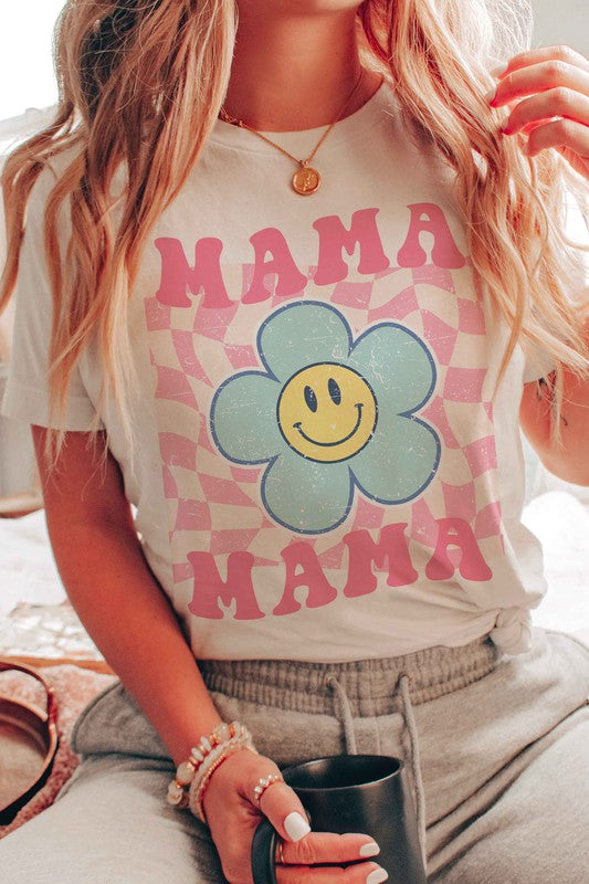 
                      
                        RETRO DAISY MAMA GRAPHIC TEE
                      
                    