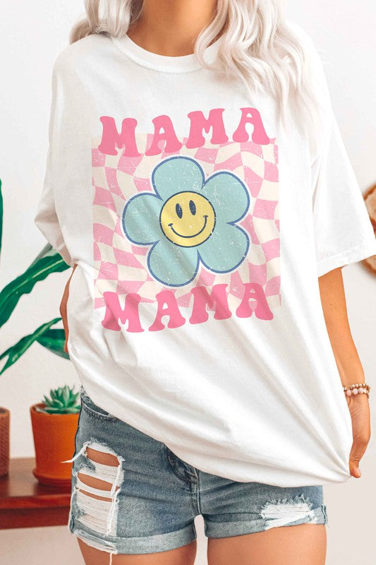 RETRO DAISY MAMA GRAPHIC TEE