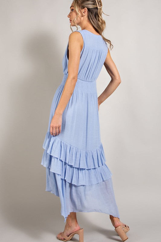Vanessa Ruffle Maxi Dress