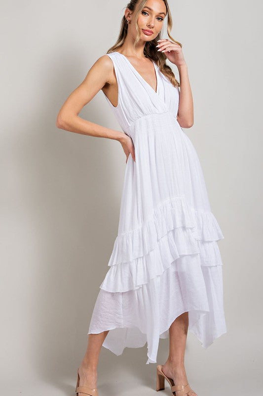 
                      
                        Vanessa Ruffle Maxi Dress
                      
                    