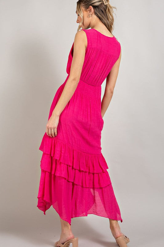 Vanessa Ruffle Maxi Dress
