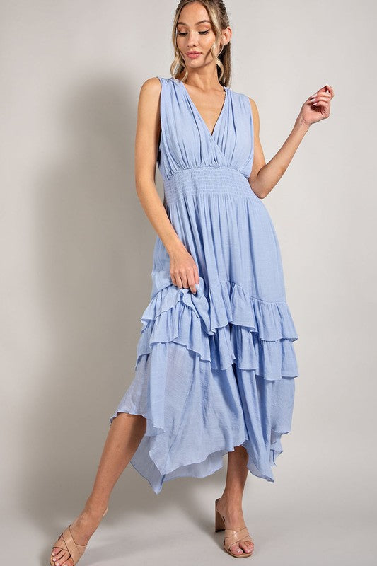 
                      
                        Vanessa Ruffle Maxi Dress
                      
                    