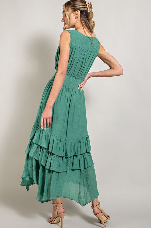 
                      
                        Vanessa Ruffle Maxi Dress
                      
                    