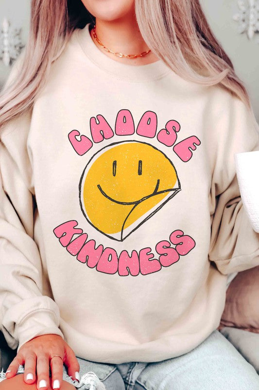 
                      
                        CHOOSE KINDNESS HAPPY FACE SWEATSHIRT
                      
                    