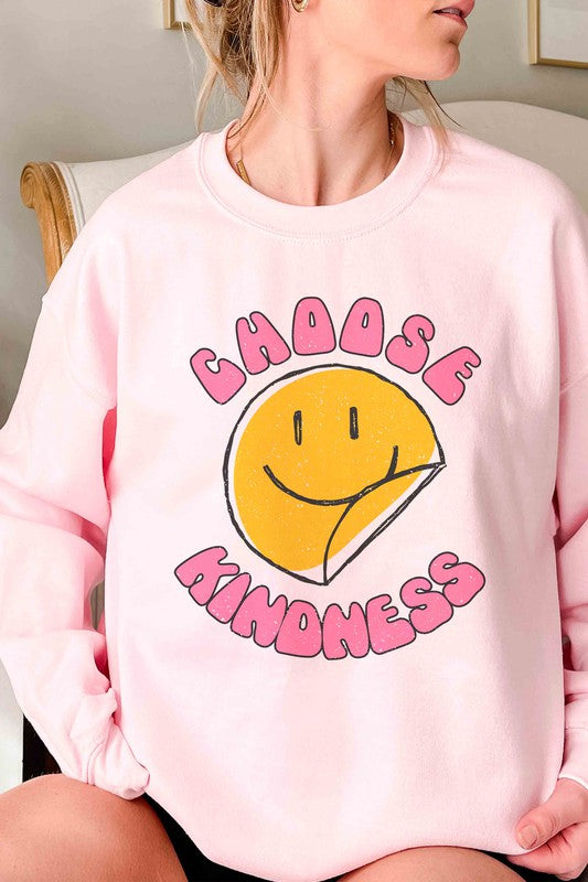 
                      
                        CHOOSE KINDNESS HAPPY FACE SWEATSHIRT
                      
                    