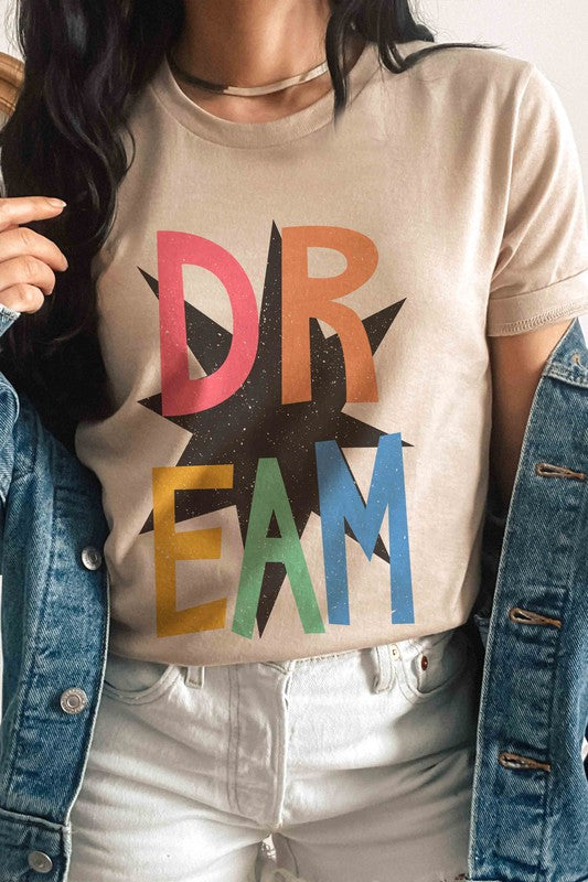 
                      
                        DREAM GRAPHIC TEE
                      
                    