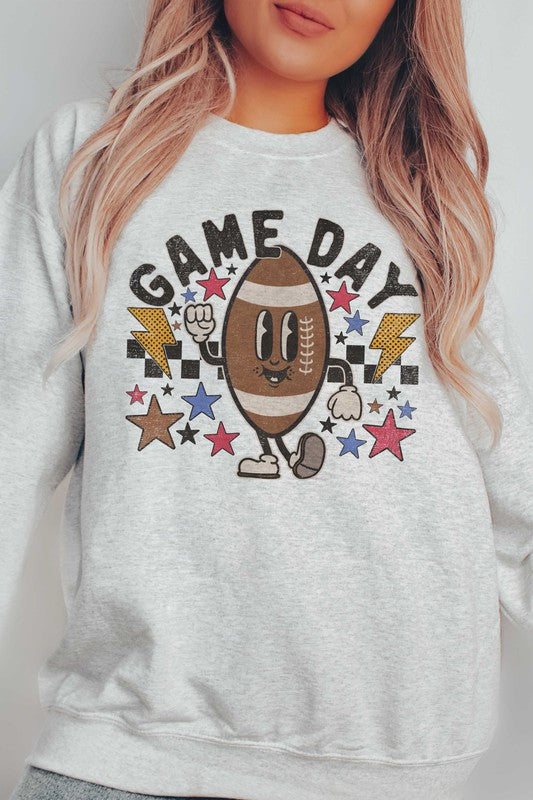 Retro Game Day Graphic Sweatshirt