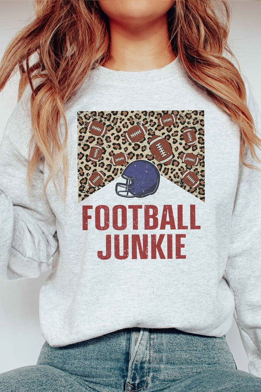 
                      
                        Leopard Football Junkie Graphic Sweatshirt
                      
                    