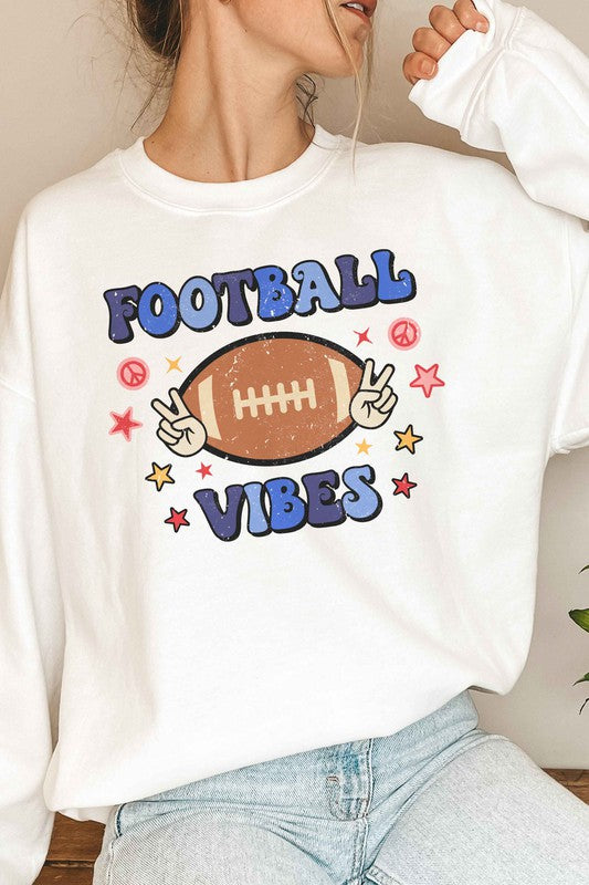 Football Vibes Graphic Sweatshirt