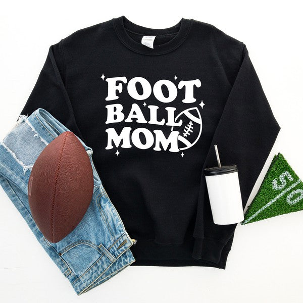 Football Mom Stars Graphic Sweatshirt