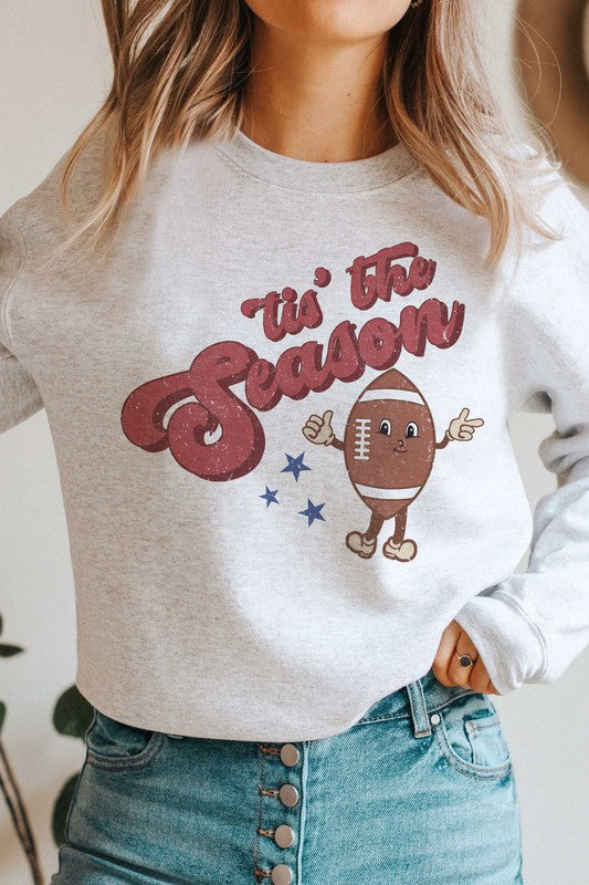 Tis' The Season Football Sweatshirt