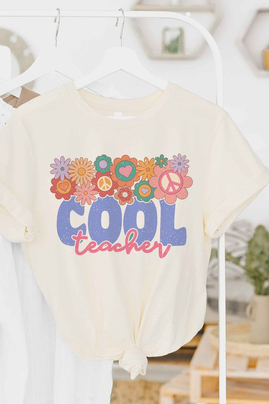 
                      
                        RETRO COOL TEACHER GRAPHIC TEE
                      
                    