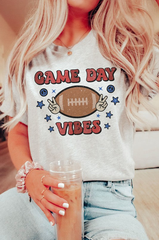 FOOTBALL GAME DAY VIBES GRAPHIC TEE