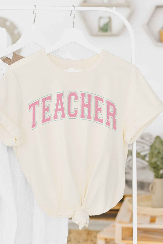 
                      
                        TEACHER GRAPHIC TEE
                      
                    