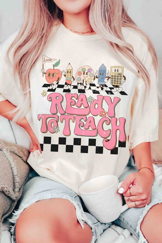 
                      
                        READY TO TEACH GRAPHIC TEE
                      
                    