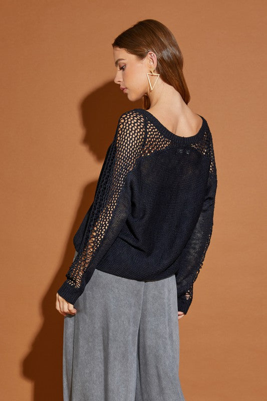 Bella Detail Sleeve Cardigan