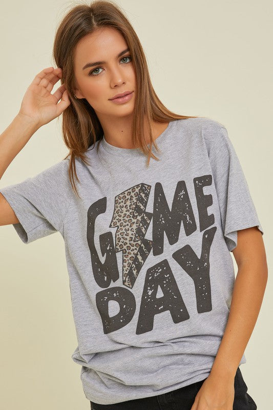 Leopard Lightening Gameday Tee