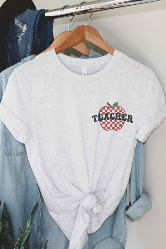 
                      
                        POCKET APPLE TEACHER GRAPHIC TEE
                      
                    