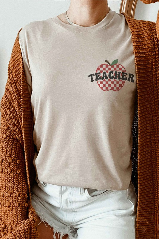 
                      
                        POCKET APPLE TEACHER GRAPHIC TEE
                      
                    