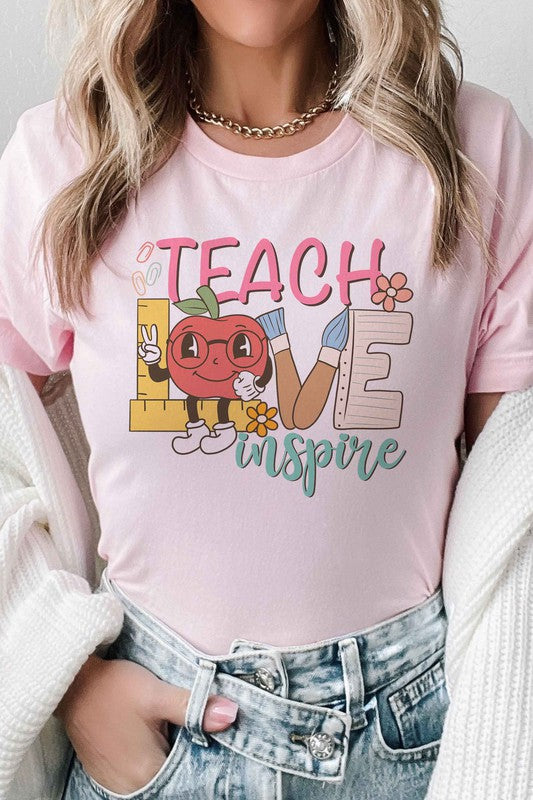 
                      
                        TEACH LOVE INSPIRE Graphic Tee
                      
                    