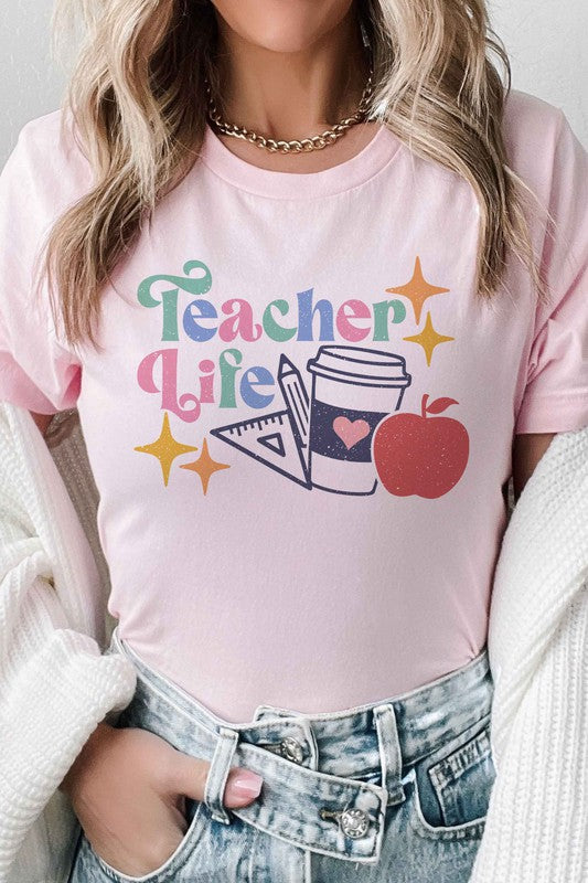 
                      
                        TEACHER LIFE Graphic Tee
                      
                    