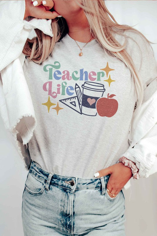 
                      
                        TEACHER LIFE Graphic Tee
                      
                    