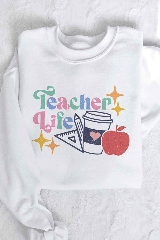 
                      
                        TEACHER LIFE Graphic Sweatshirt
                      
                    