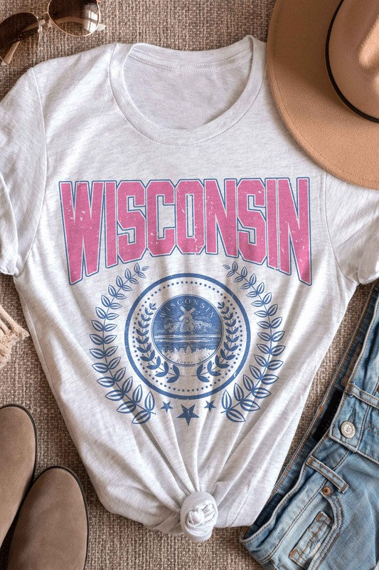 
                      
                        WISCONSIN GRAPHIC TEE
                      
                    