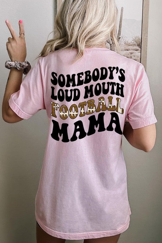 
                      
                        Somebody's Loud Mouth Football Mama T-shirt
                      
                    