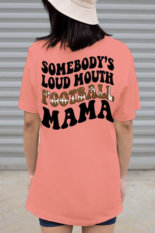 
                      
                        Somebody's Loud Mouth Football Mama T-shirt
                      
                    