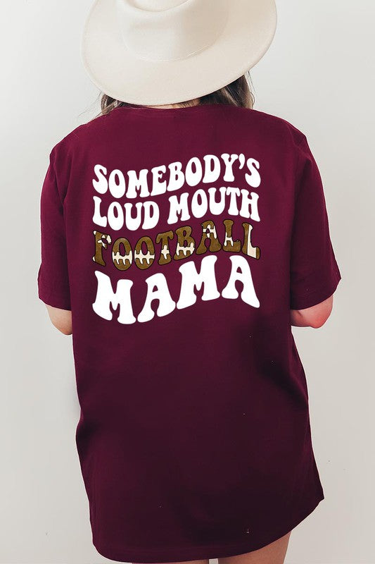 
                      
                        Somebody's Loud Mouth Football Mama T-shirt
                      
                    