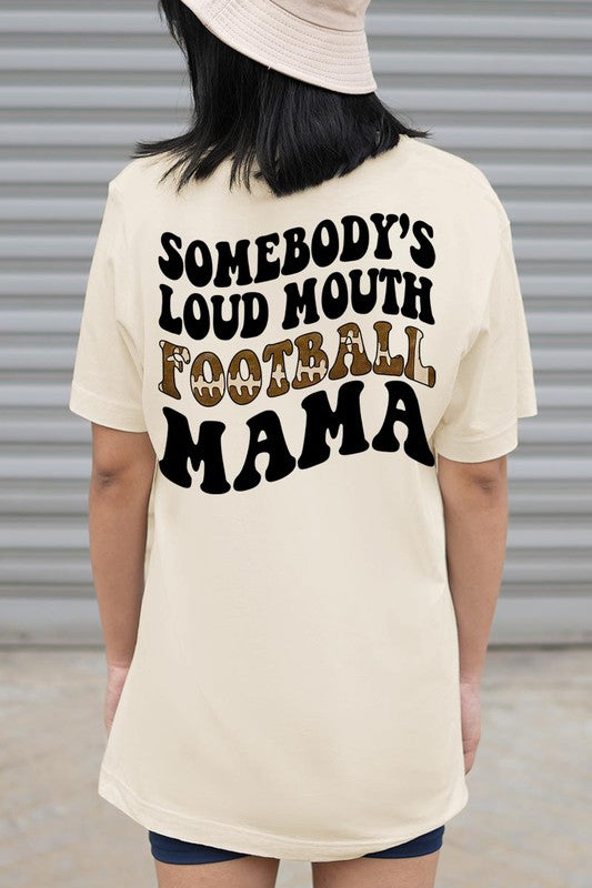 
                      
                        Somebody's Loud Mouth Football Mama T-shirt
                      
                    