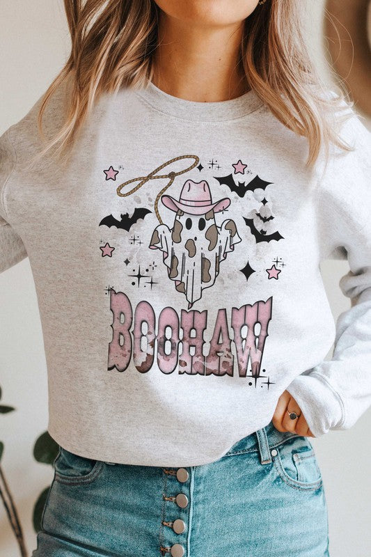 BOOHAW COWBOY GHOST GRAPHIC SWEATSHIRT