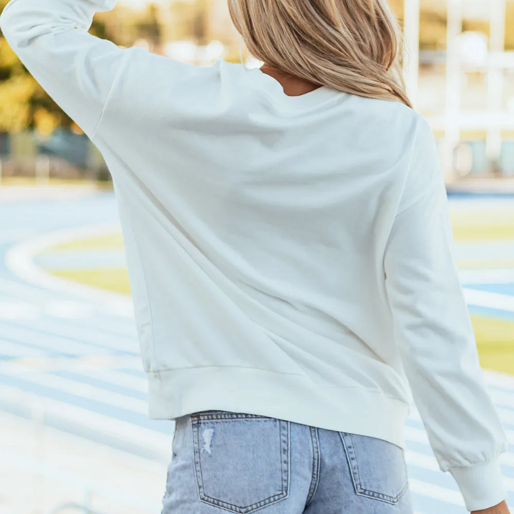 Round Neck Long Sleeve Gameday Sweatshirt