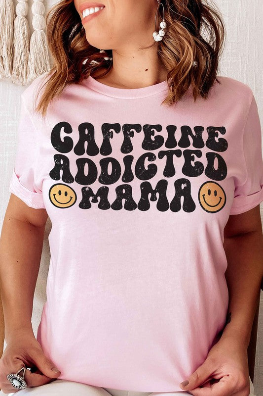 
                      
                        CAFFEINE ADDICTED MAMA Graphic Tee
                      
                    