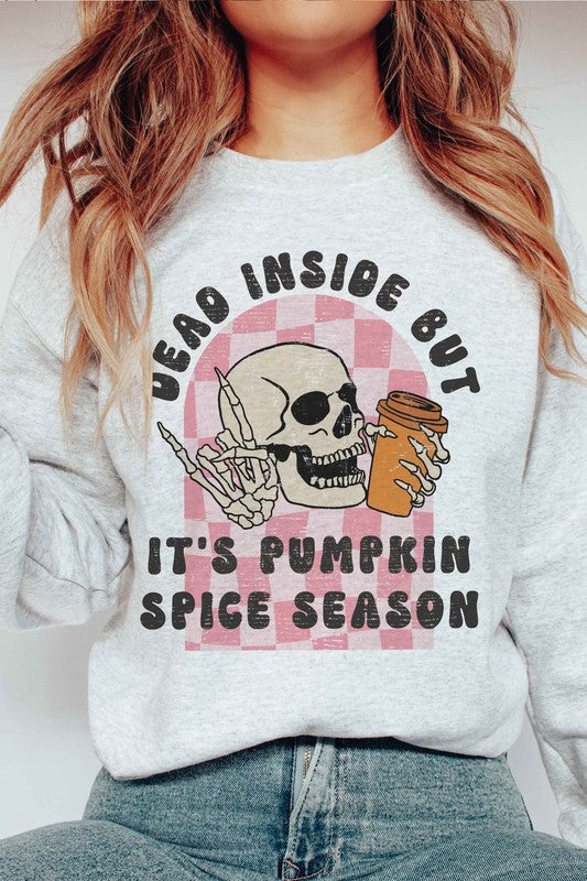 
                      
                        DEAD INSIDE BUT ITS PUMPKIN SPICE SEASON Crewneck
                      
                    