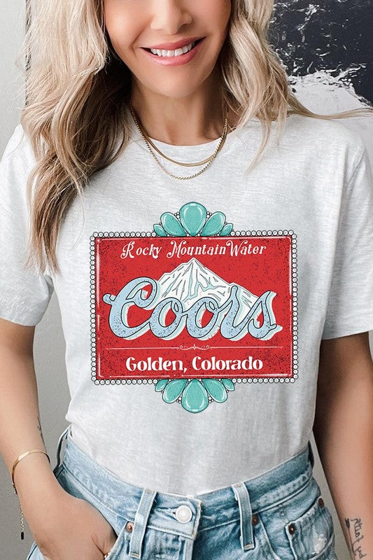 
                      
                        Turquoise Coors T-shirt
                      
                    