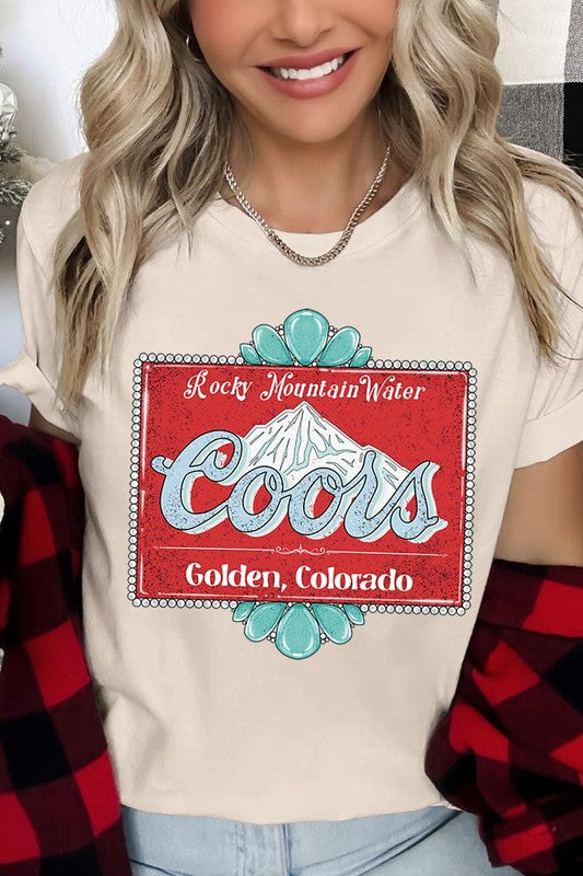 
                      
                        Turquoise Coors T-shirt
                      
                    