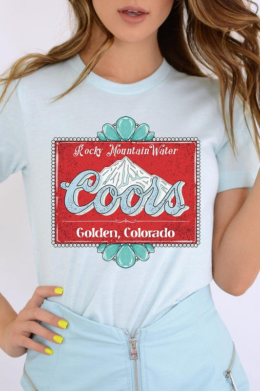 
                      
                        Turquoise Coors T-shirt
                      
                    