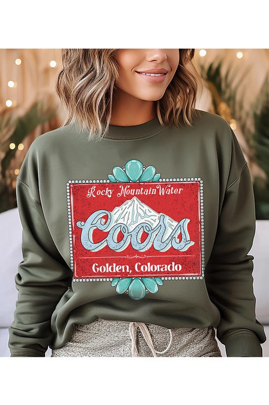 
                      
                        Turquoise Coors Sweatshirt
                      
                    