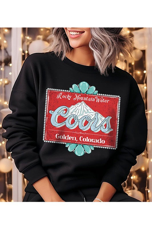 
                      
                        Turquoise Coors Sweatshirt
                      
                    