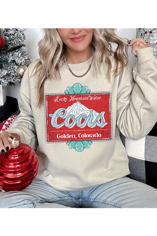 
                      
                        Turquoise Coors Sweatshirt
                      
                    