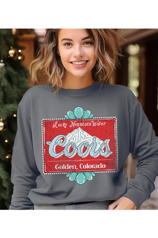 
                      
                        Turquoise Coors Sweatshirt
                      
                    