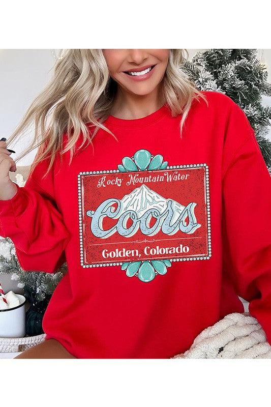 
                      
                        Turquoise Coors Sweatshirt
                      
                    