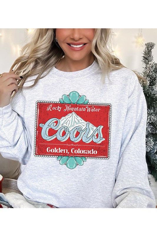 
                      
                        Turquoise Coors Sweatshirt
                      
                    