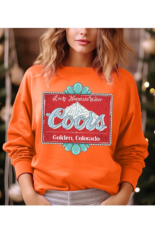 
                      
                        Turquoise Coors Sweatshirt
                      
                    